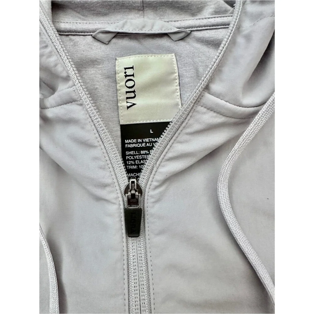 Vuori Sunday Element Jacket Light Gray  Size L